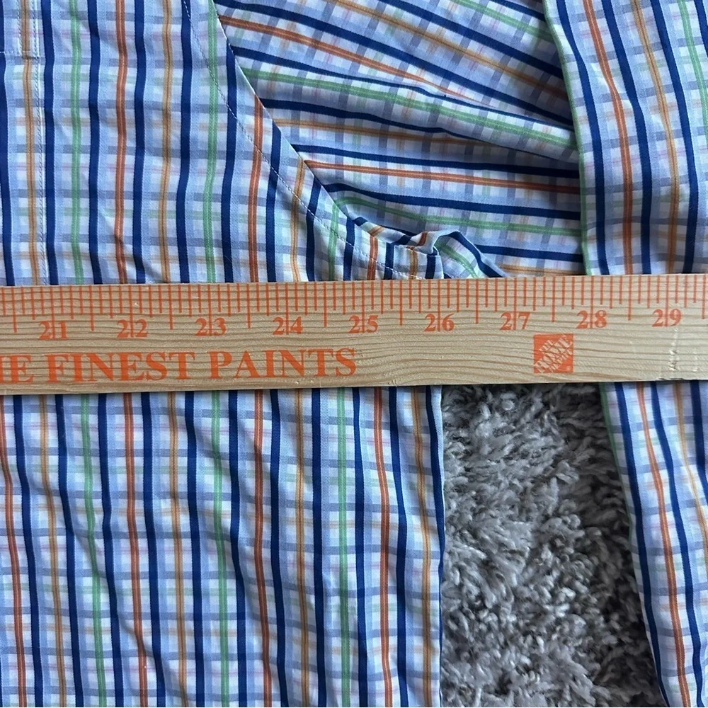Bugatchi Uomo XXL Classic Fit Plaid Button Up Dress Shirt Multicolor